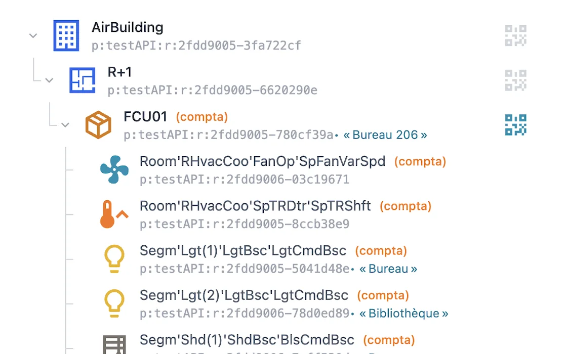Console — structure du bâtiment